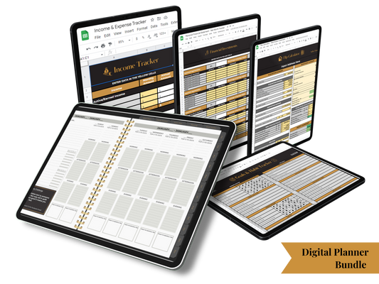 Wealth-Building Bundle: Rich Life Planner (Digital Version) + Financial Toolkits